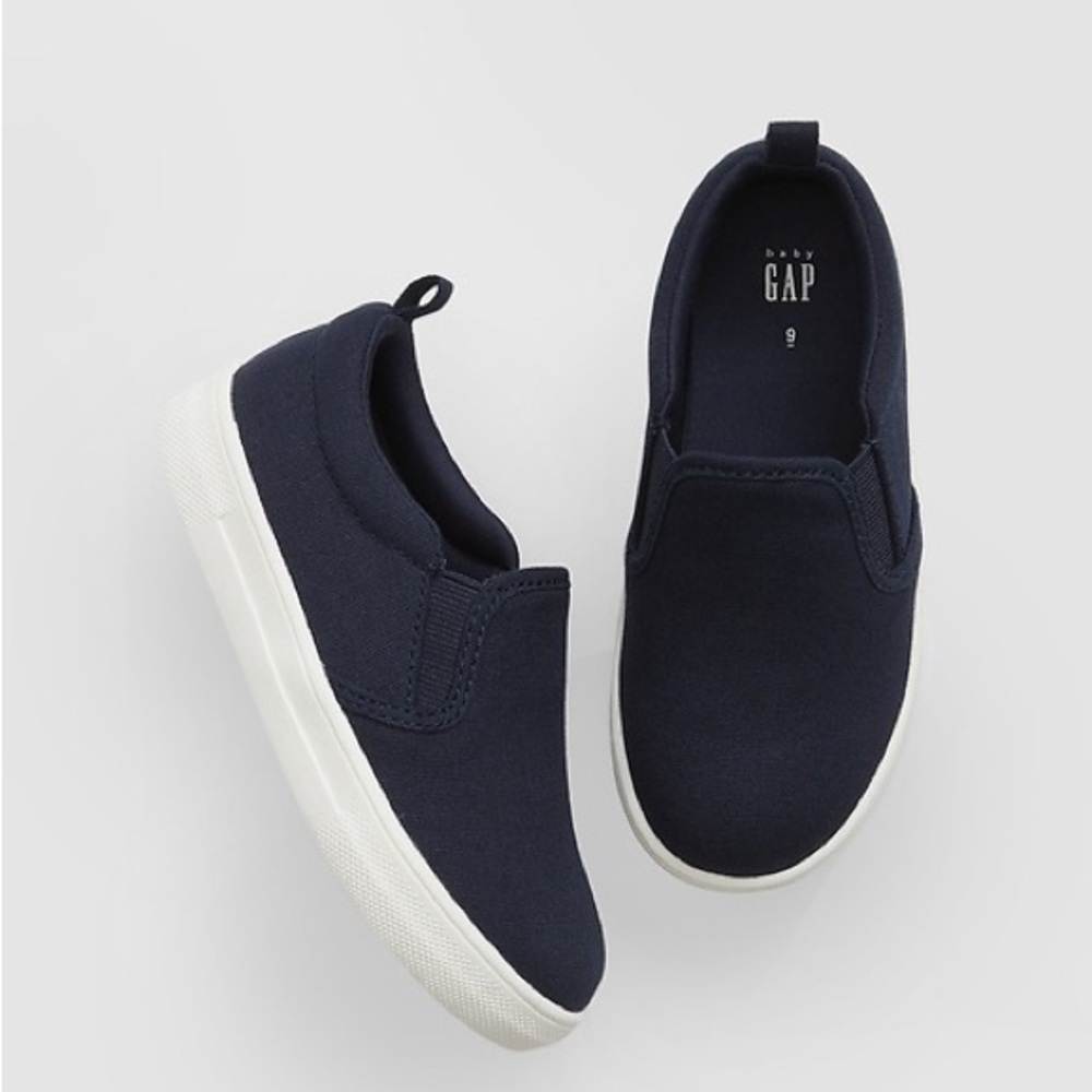 NWT Baby Gap Navy Slip-On Shoes Sz - 5